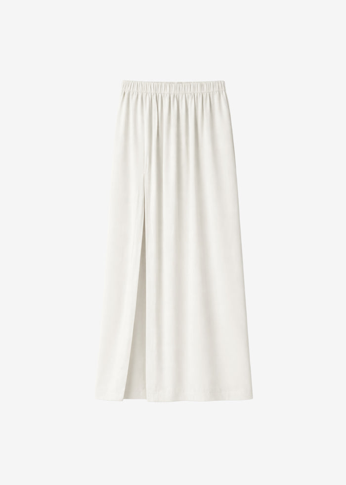 Elie Silk Fluid Maxi Skirt - Ivory