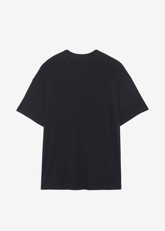 Ella Boxy Tee - Black