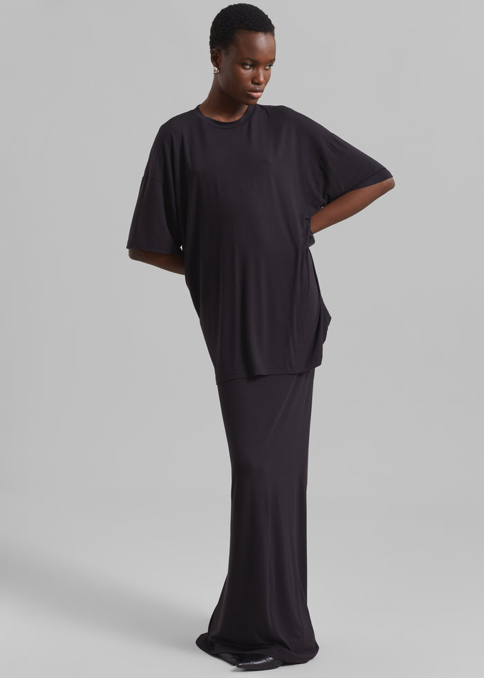 Ella Maxi Skirt - Dark Plum