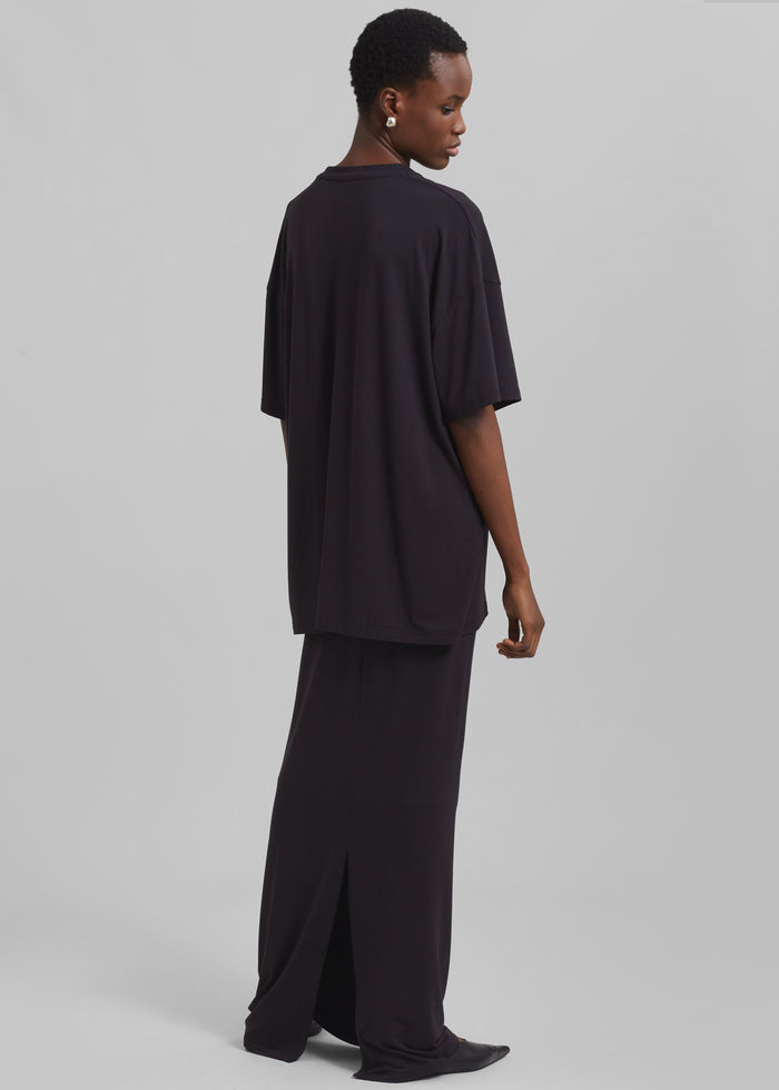 Ella Maxi Skirt - Dark Plum