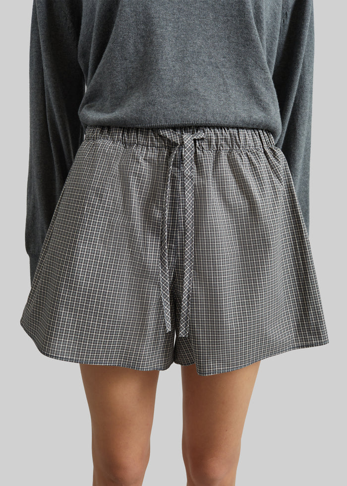 Ello Boxer Shorts - Checked Grey
