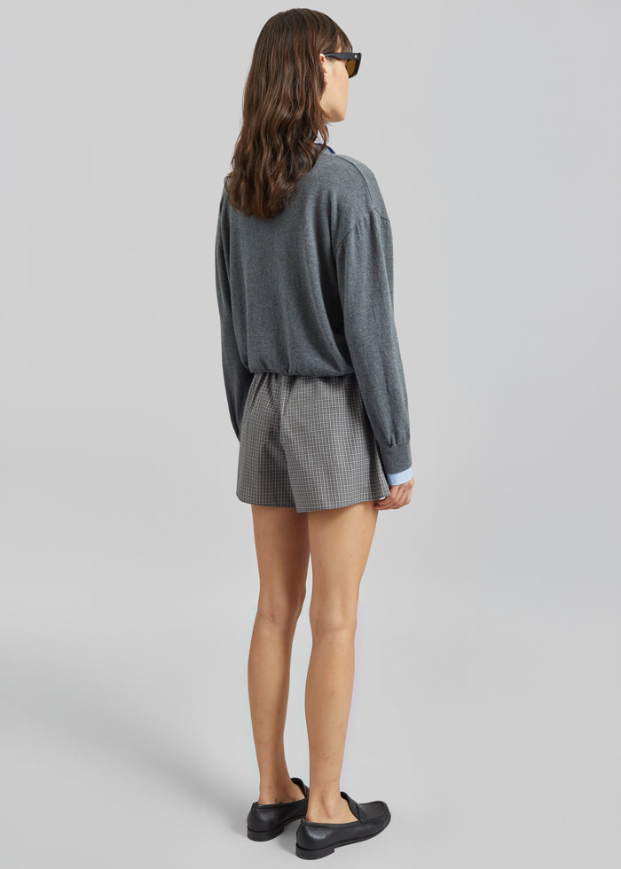 Ello Boxer Shorts - Checked Grey