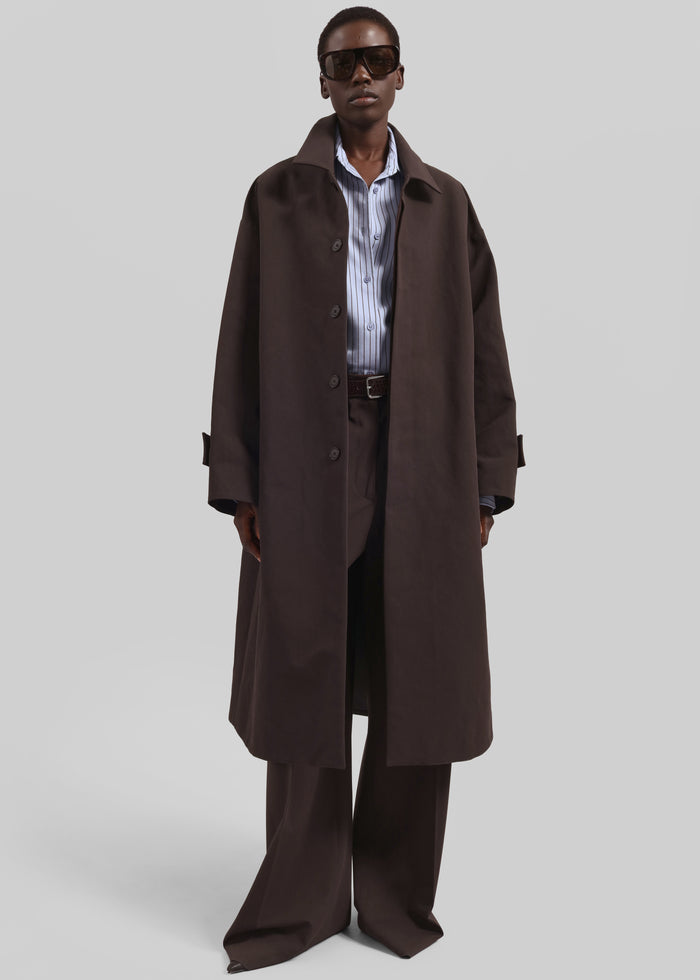 Elton Car Coat - Brown