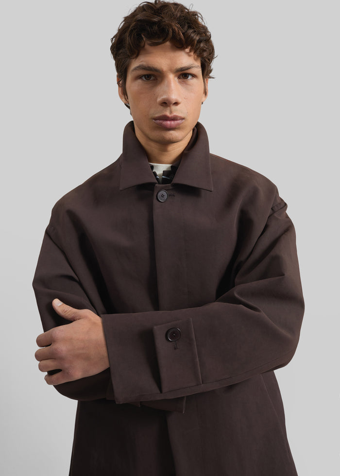 Elton Car Coat - Brown