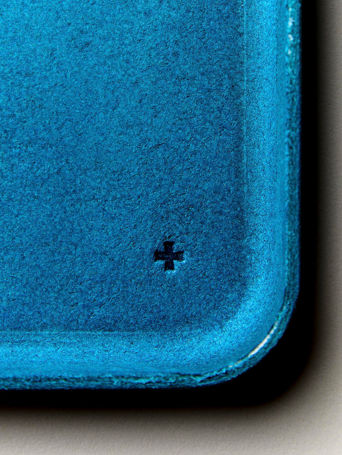 Dark Cyan emil erwin blue leather tray