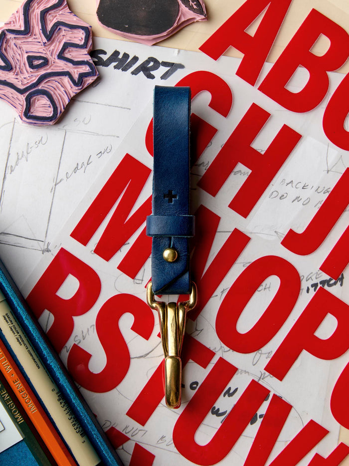 Lavender emil erwin x i+w keychain in blue