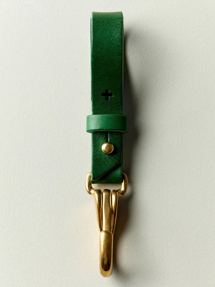 Light Gray emil erwin x i+w keychain in green
