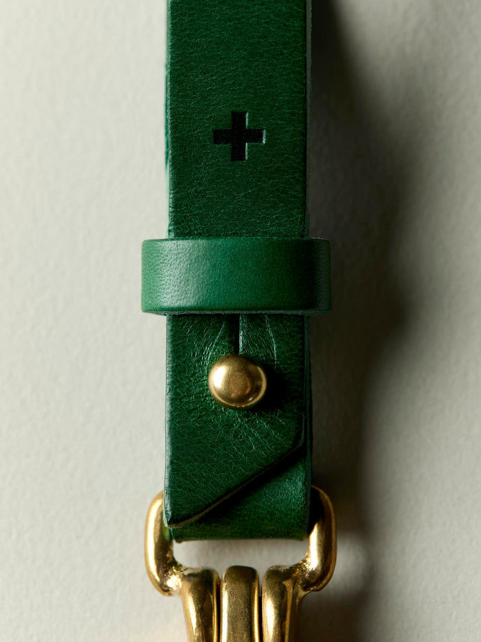 Black emil erwin x i+w keychain in green