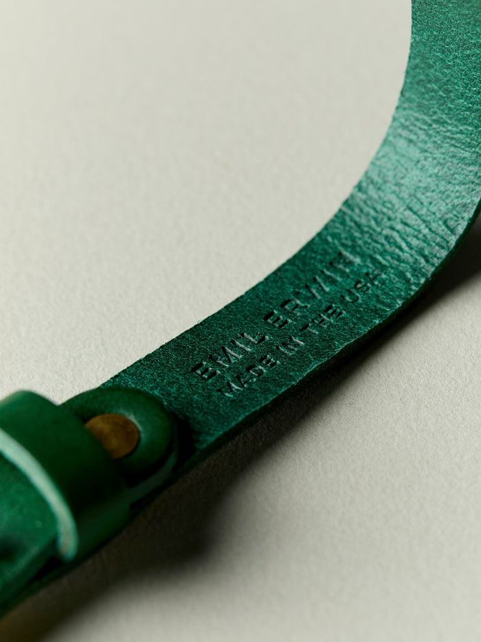 Light Gray emil erwin x i+w keychain in green