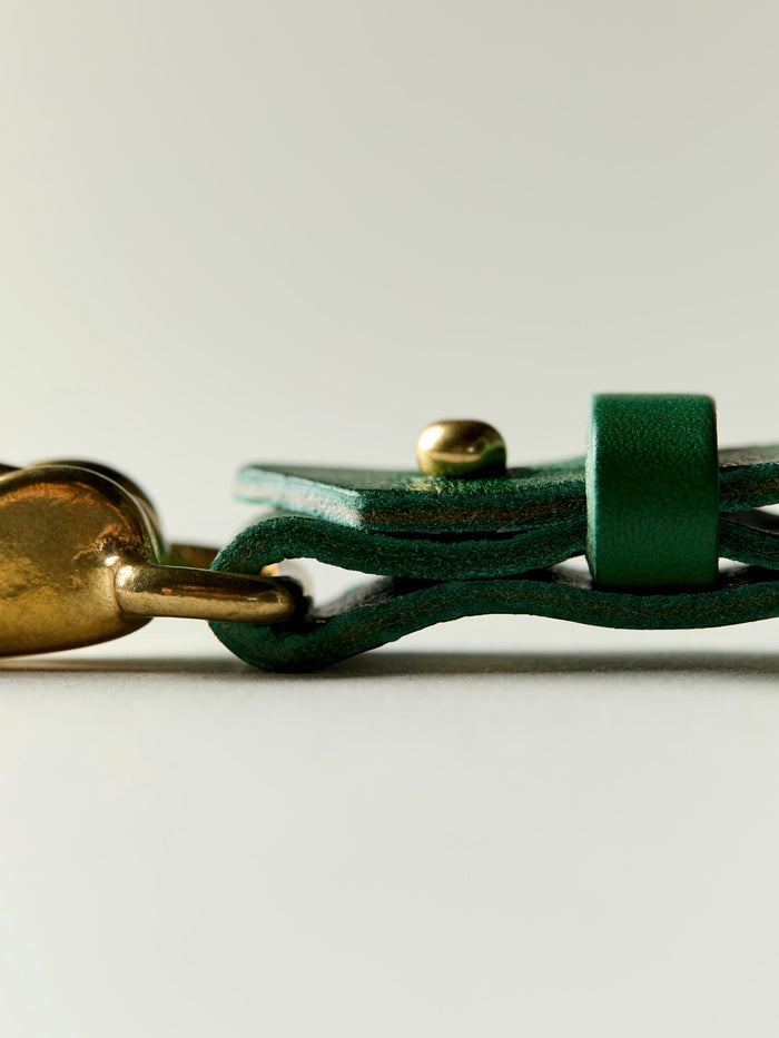 Black emil erwin x i+w keychain in green