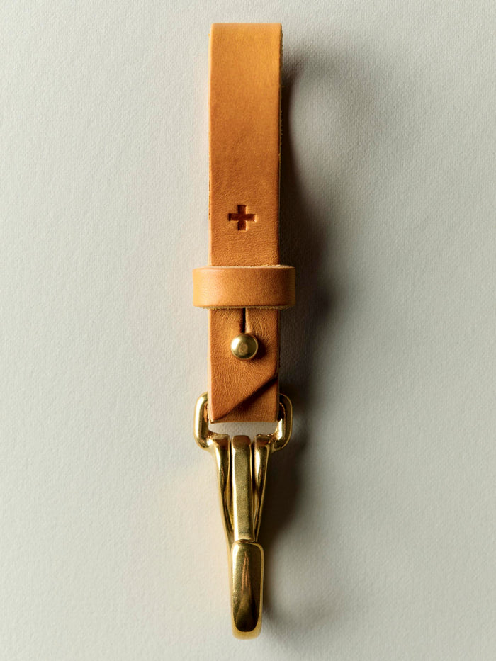Light Gray emil erwin x i+w keychain in honey