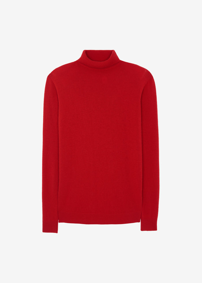Emilia Mini Padded Sweater Dress - Red