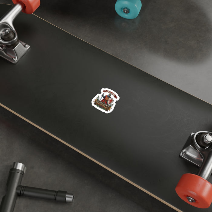English Knight Crest Die-Cut Sticker — "Blood of My Ancestors" Heritage Decal