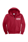 Ensor School 7th Grade Red Zipper Hoodie