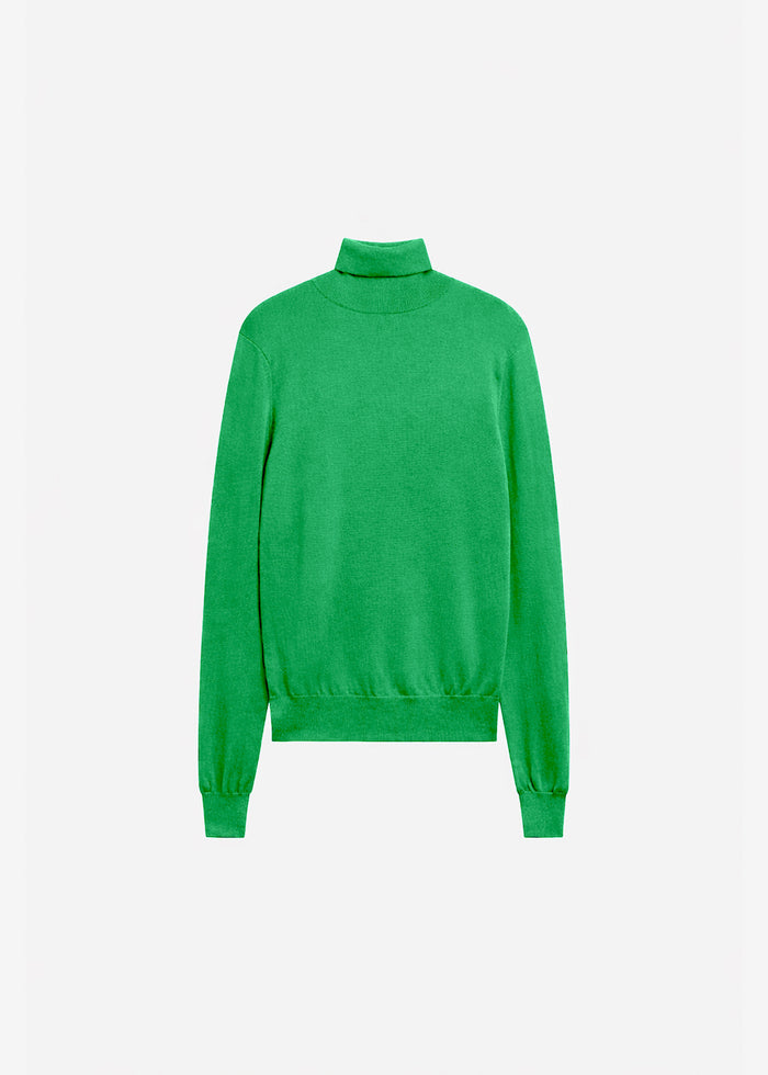 Eve Thin Turtleneck Sweater - Green