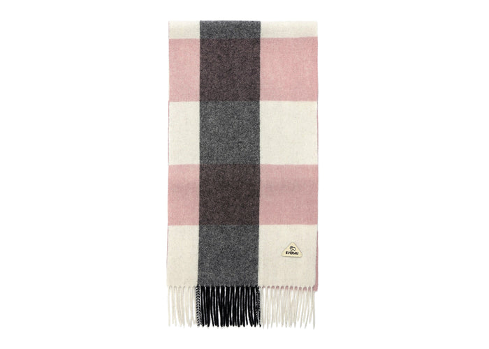 Peach Pink Check / One Size