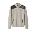 EVERAU® Wool Blend Zip-Up Jacket Stand Collar Urban Style Canver EVERAU