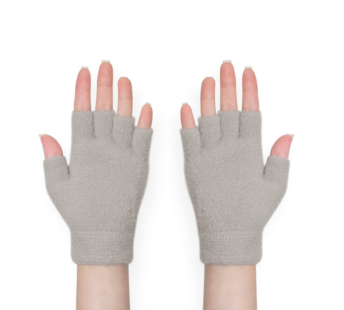 EVERAU® Fingerless Ultra Plush Knit Bearling Gloves