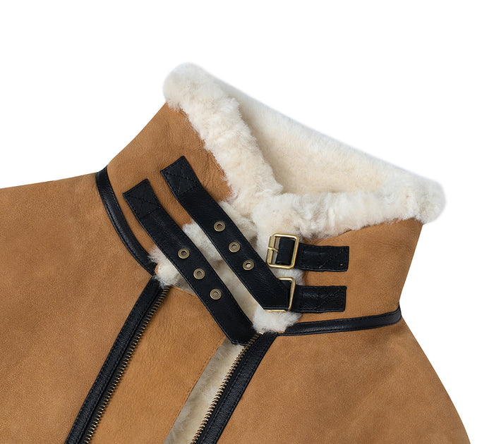 EVERAU® Fluffy Zip Sleeveless Vest Dale