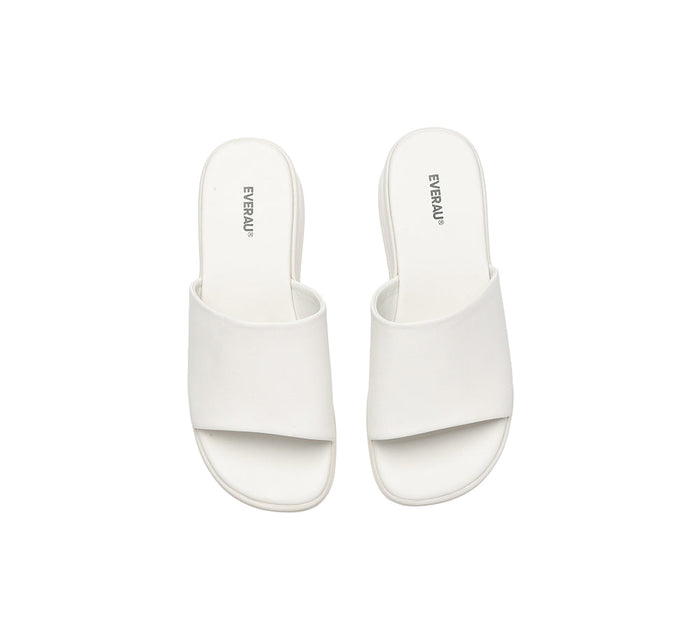 Slides - Women Platform Heel Slip-on Sandal Slides Fiona