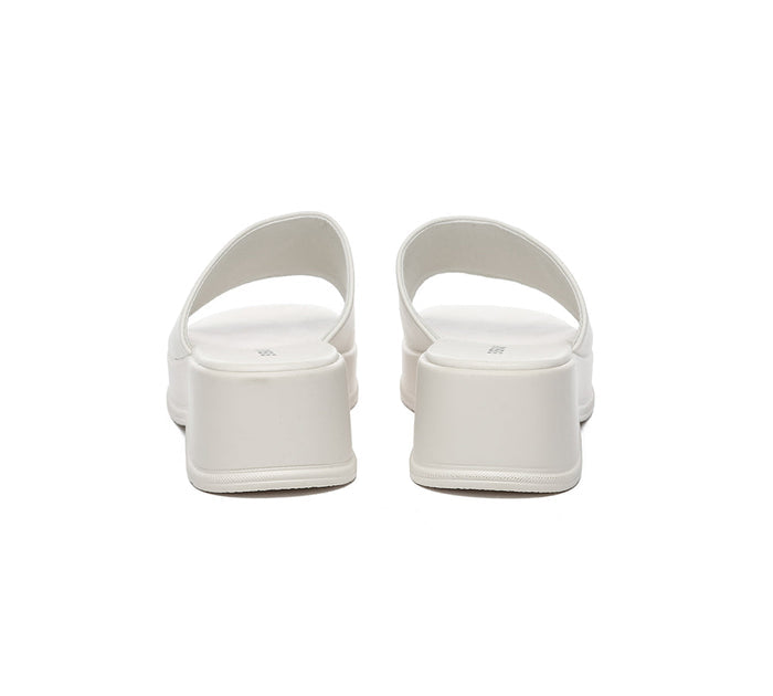 Slides - Women Platform Heel Slip-on Sandal Slides Fiona