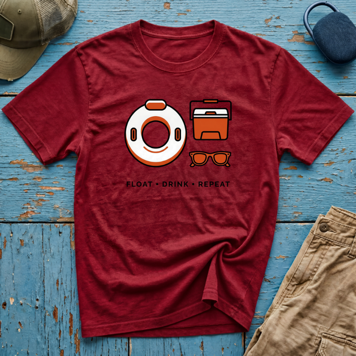 Float Drink Repeat Graphic T-Shirt