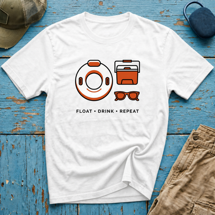 Float Drink Repeat Graphic T-Shirt