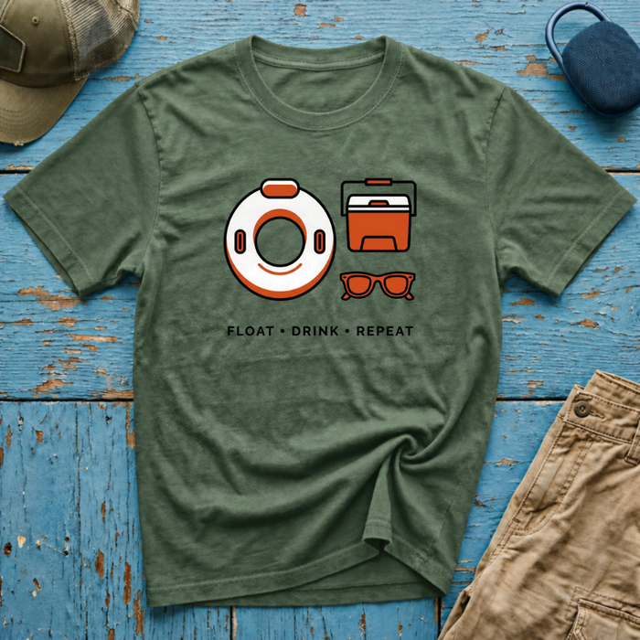 Float Drink Repeat Graphic T-Shirt