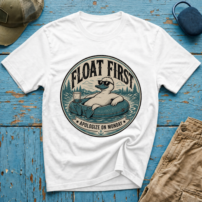 Float First Apologize Monday Graphic T-Shirt
