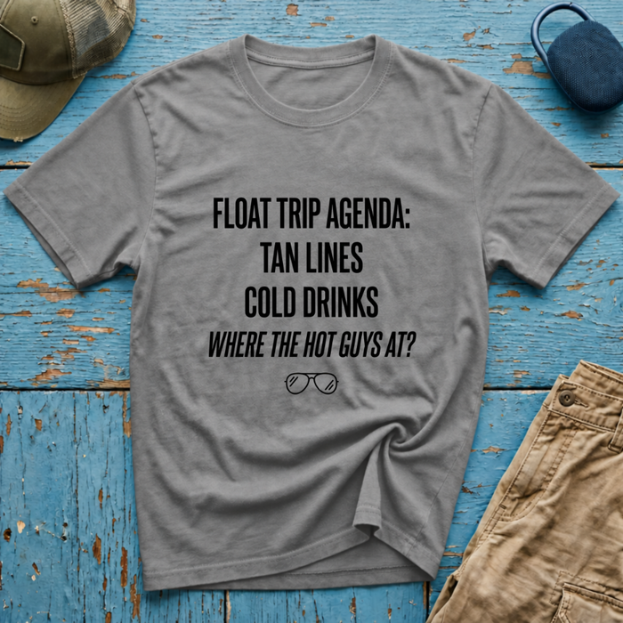Float Trip Agenda Graphic T-Shirt