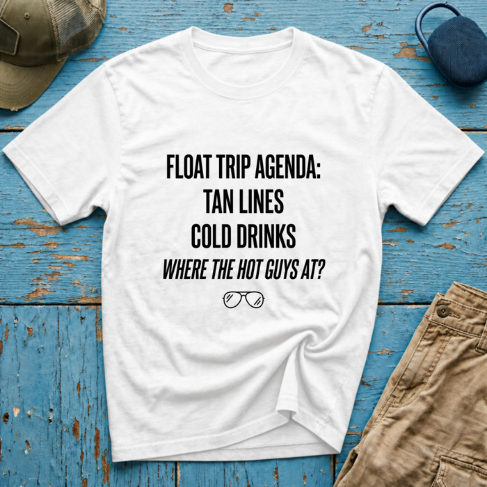 Float Trip Agenda Graphic T-Shirt
