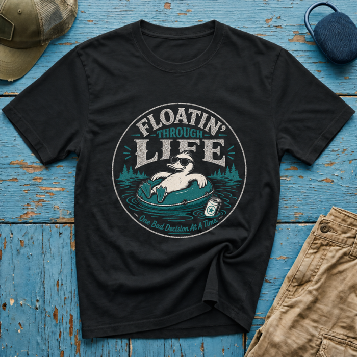 Floatin Through Life Graphic T-Shirt