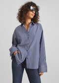 Forli Shirt - Navy/White Stripe