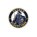 French Bloodlines Knight Crest Sticker