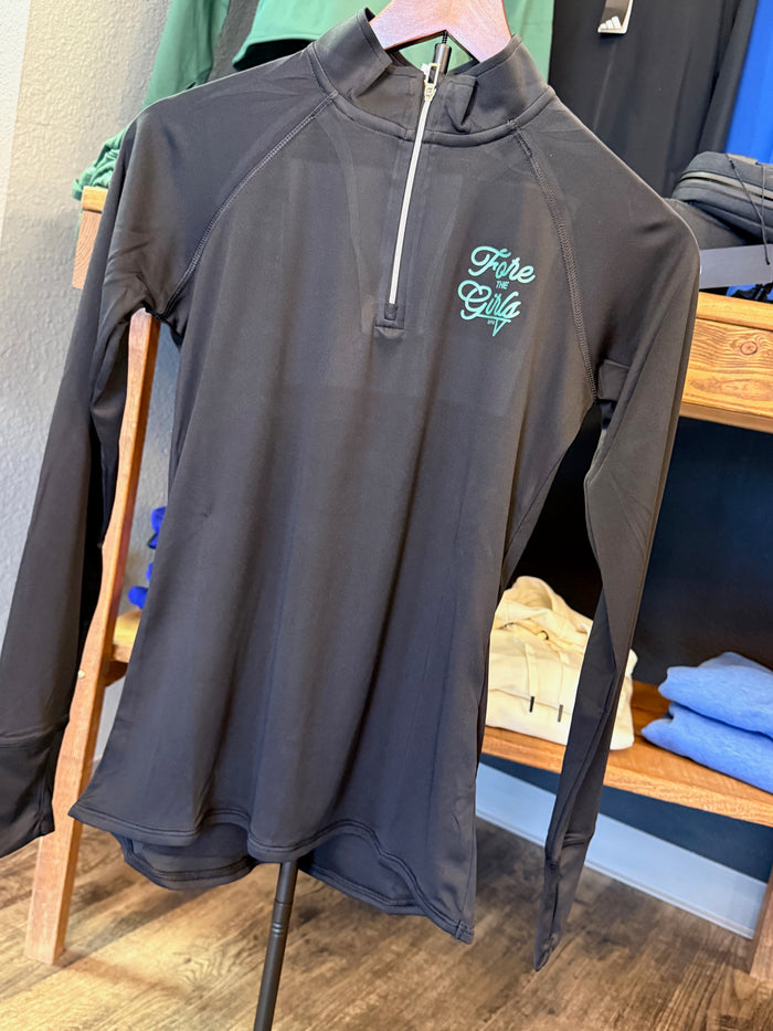 FTG 1/4 Zip Black
