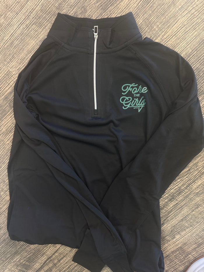 FTG 1/4 Zip Black