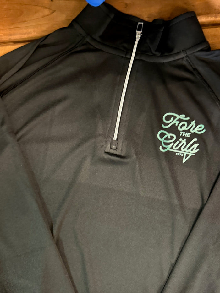 FTG 1/4 Zip Black