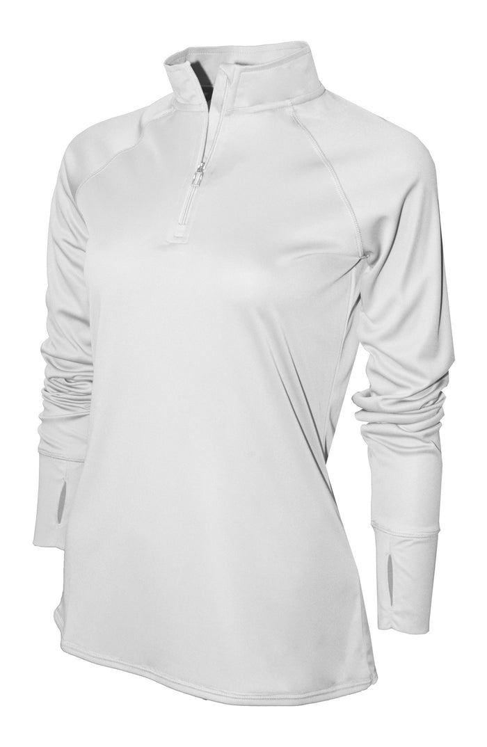 FTG 1/4 Zip White