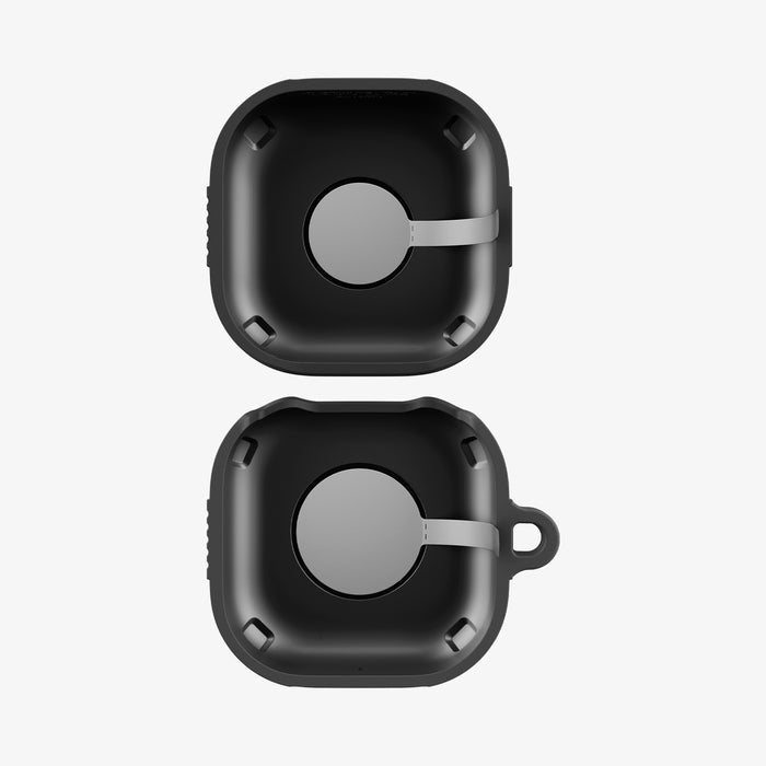 ACS11200 - Galaxy Buds 4 Series Rugged Armor in Matte Black showing the inside of case