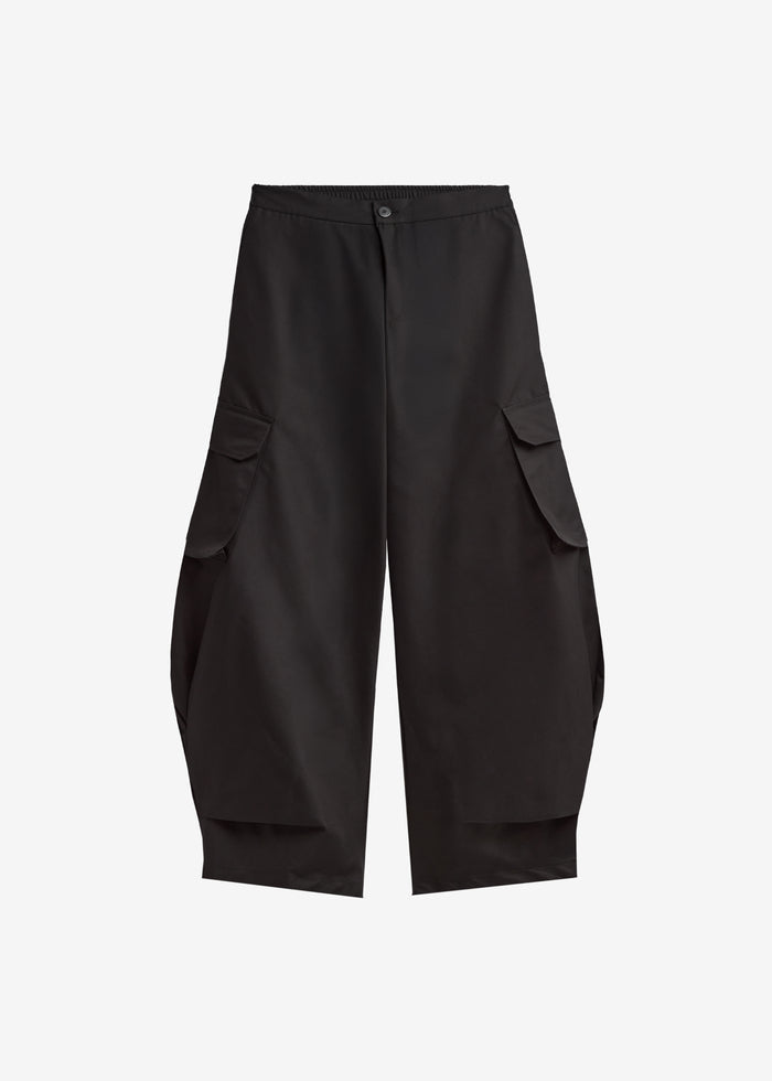Geilo Barrel Leg Pants - Black