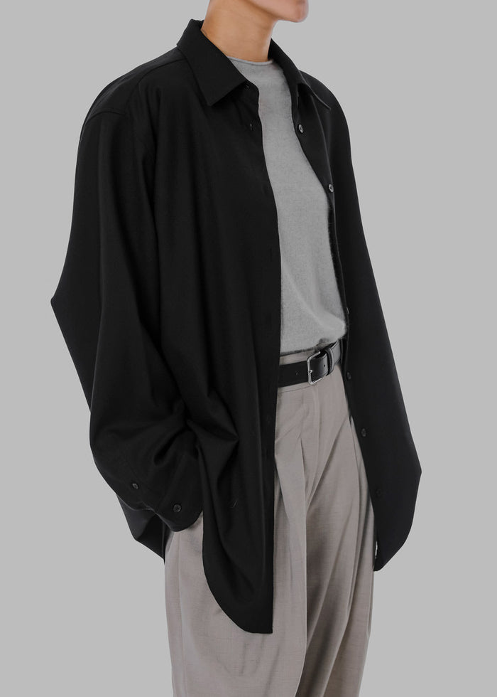 Gelso Shirt - Black Shirt The Frankie Shop