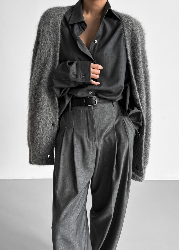 Gelso Shirt - Dark Grey Melange