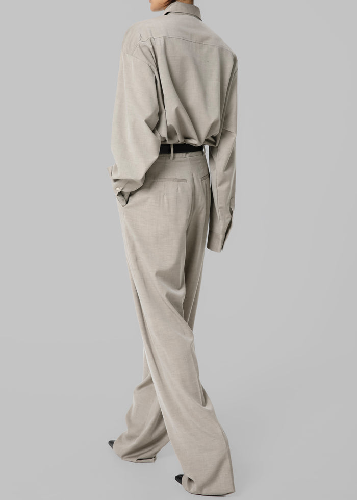 Gelso Shirt - Light Taupe Melange