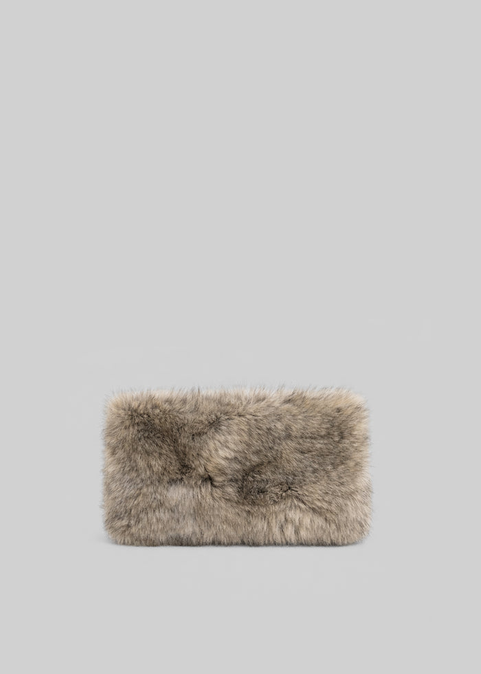 Ginevra Faux Fur Snood - Beige Melange