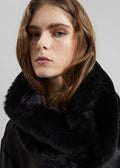 Ginevra Faux Fur Snood - Black