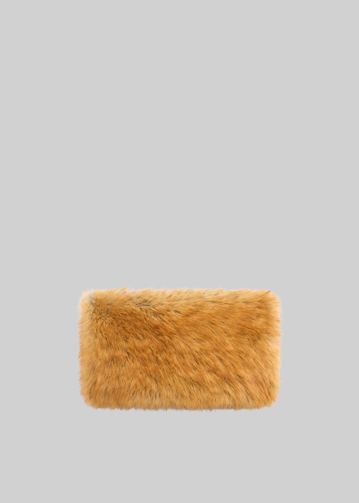 Ginevra Faux Fur Snood - Camel
