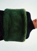 Ginevra Faux Fur Snood - Moss Green