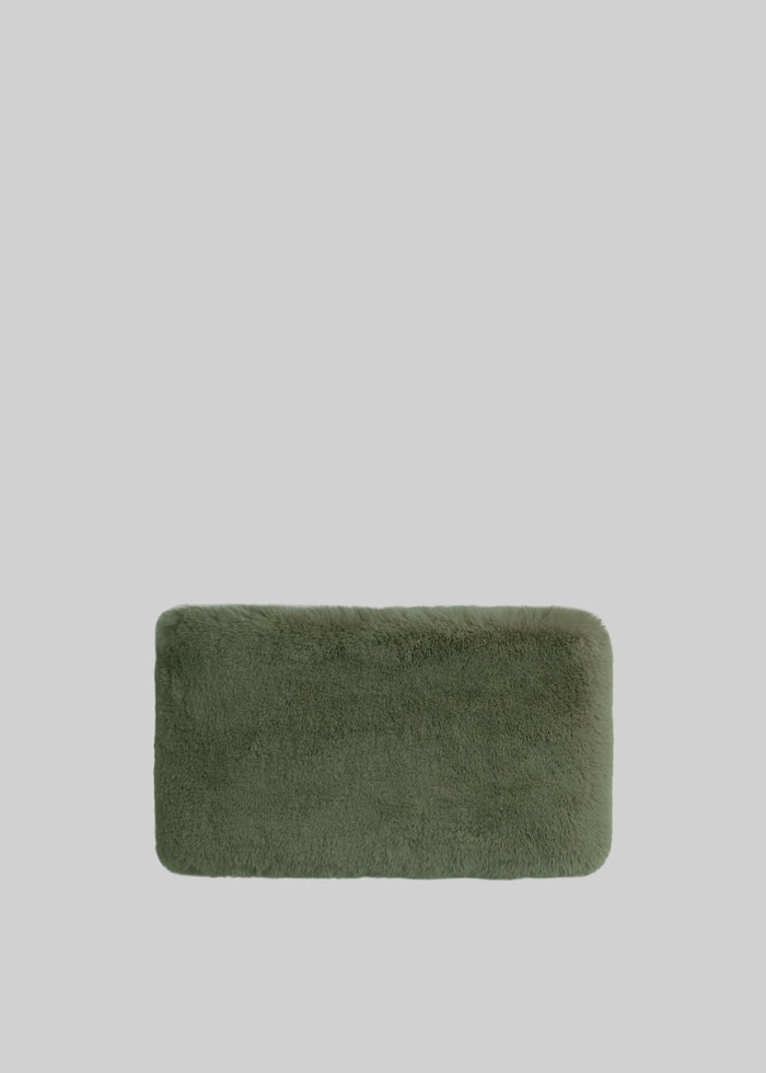 Ginevra Faux Fur Snood - Moss Green