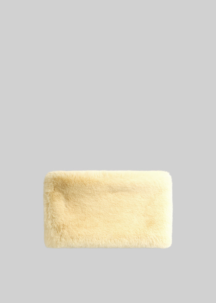Ginevra Faux Fur Snood - Pale Yellow