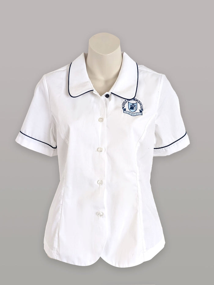 Girls Blouse SLIM Fit SHORT Sleeve